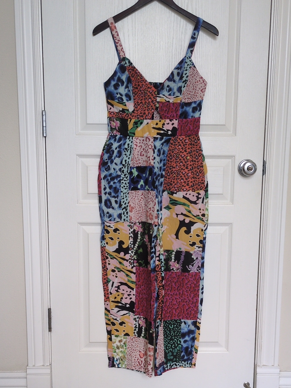 Desigual Multicolor Animal Patchwork Jumpsuit